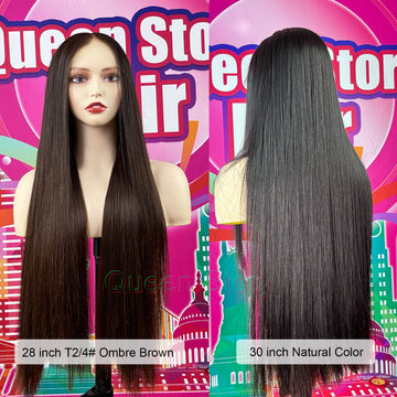 SDD wig 13x4 HD lace wig raw vietnamese hair bone straight bob wigs bleached knots 200% Density