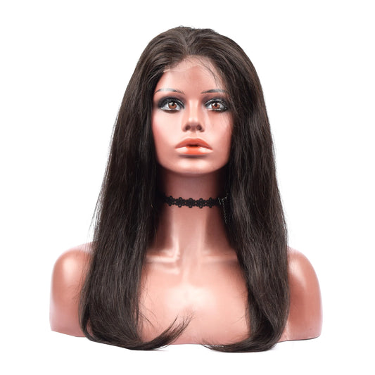 Burmese Top Virgin Hair 100% Human Hair Glueless Wig 13x6 Wear to Go Lace Wig Straight (HD-Lace)